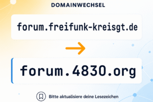 Hinweis auf Domainwechsel von "forum.freifunk-kreisgt.de" nach "forum.4830.org".